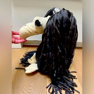 Vintage Kamar Kicks vulture stuffed animal plush. Perfect for Halloween!